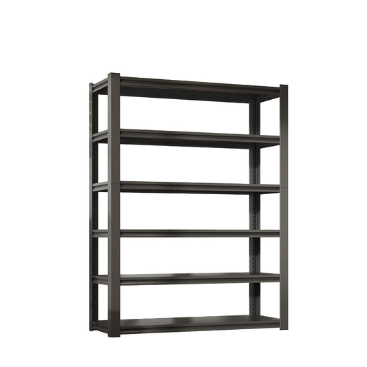 VIYET 82" Heavy Duty 6 Tier Metal Storage Shelves 2400LBS Industrial Garage Shelving Unit Adjustable Steel Storage Rack