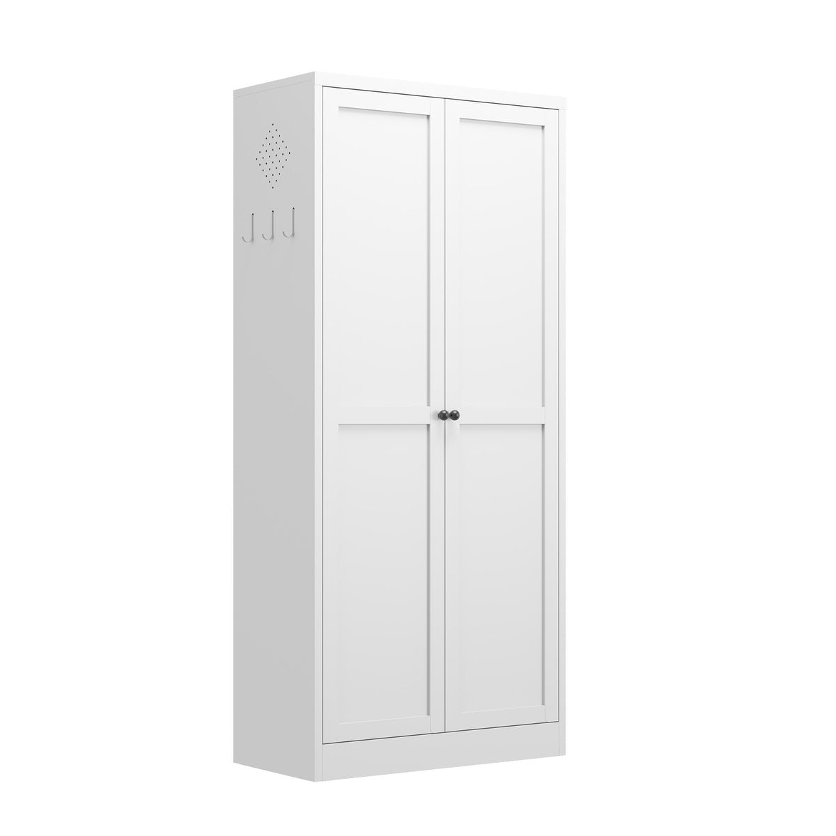 VIYET 61" Metal Pantry Cabinet, 4 Adjustable Shelves, Freestanding Kitchen Storage Cabinet, Slim Food Organizer for Kitchen, Dining Room
