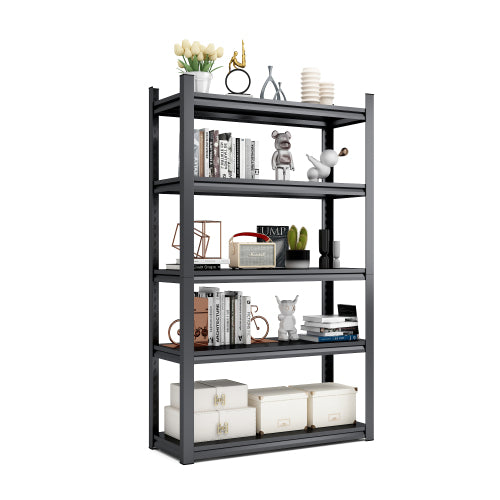 VIYET 72" Heavy Duty Garage Shelving Unit, 5-Tier Industrial Metal Storage Rack 2000lbs Capacity, Adjustable Storage Shelves
