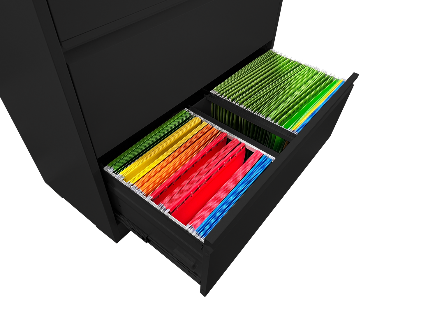 VIYET 4-Drawer Lateral File Cabinet with Lock - Tall Heavy-Duty Metal Filing Cabinet for Home Office, 110lbs/Drawer, Quiet Full-Extension Slides, Fits Letter/Legal/A4/F4