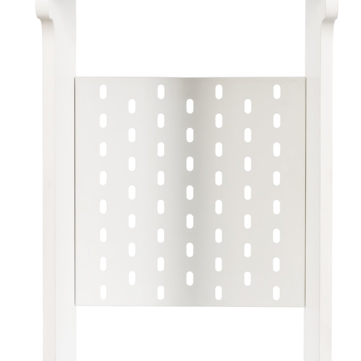 VIYET 71" Tall Narrow Storage Cabinet - White Particle Board+MDF, 1 Door & 2 Drawers, Kitchen Use